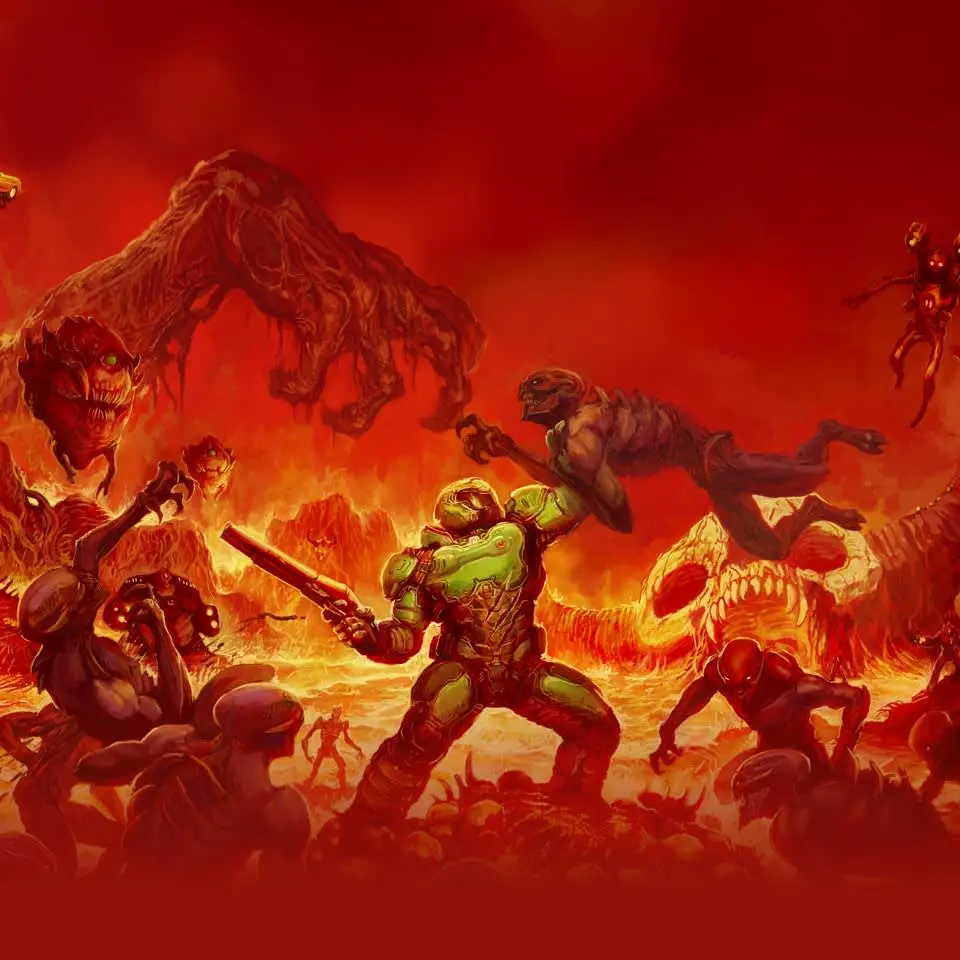 Doom 2016 Promo Art
